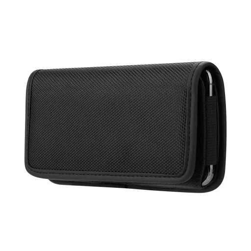 Horizontal univerzális tok OXFORD modell 4 IPHONE 13 PRO MAX / SAMSUNG S21 Ultra / XIAOMI 12 Ultra fekete tok - 1