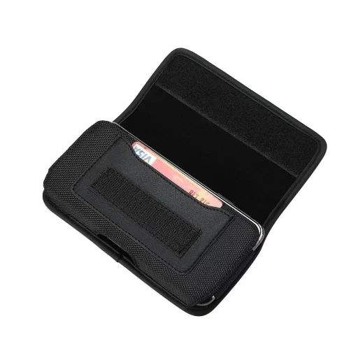 Horizontal univerzális tok OXFORD modell 4 IPHONE 13 PRO MAX / SAMSUNG S21 Ultra / XIAOMI 12 Ultra fekete tok - 2