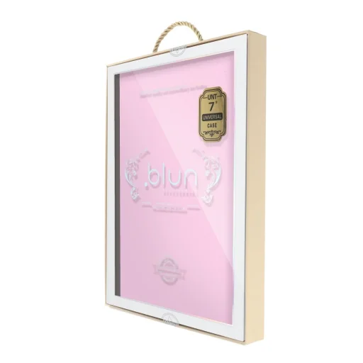 BLUN univerzális tablet tok 7" (UNT) rózsaszín - 8