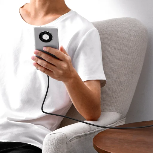 Baseus Superior USB - USB-C kábel, 100W, 1m (fekete) - 6