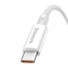 Baseus Superior USB - USB-C kábel, 100W, 1.5m (fehér) thumbnail