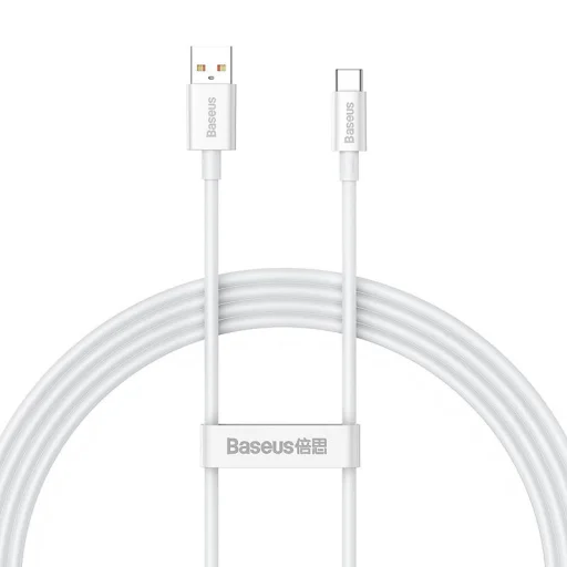 Baseus Superior USB - USB-C kábel, 100W, 1.5m (fehér) - 8