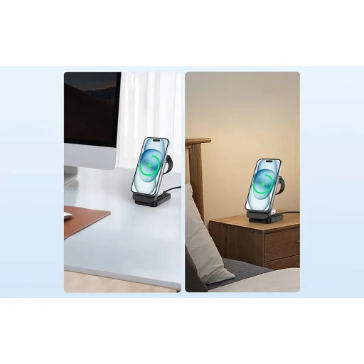 Choetech T611-F 3 az 1-ben mágneses 15W vezeték nélküli töltő (iPhone 12/13/14/15/16) - 5