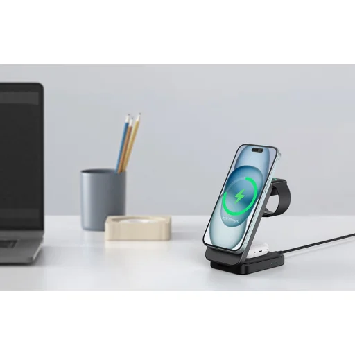 Choetech T611-F 3 az 1-ben mágneses 15W vezeték nélküli töltő (iPhone 12/13/14/15/16) - 8