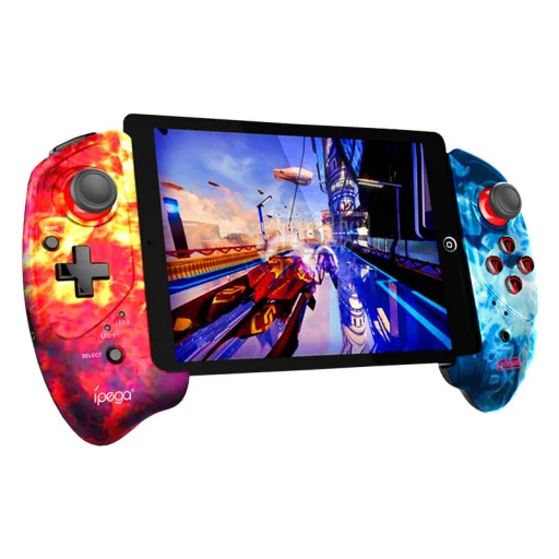 Wireless Gaming Controller iPega PG-9083B okostelefon tartóval (láng) - 3