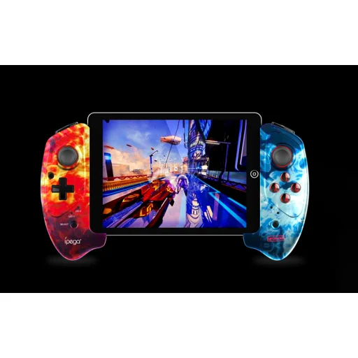 Wireless Gaming Controller iPega PG-9083B okostelefon tartóval (láng) - 8