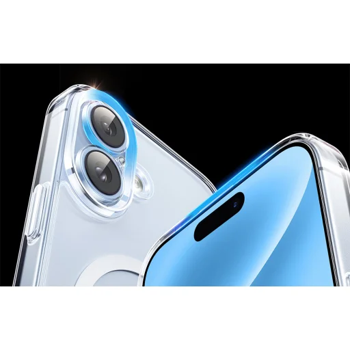 Ugreen Mágneses Tok iPhone 16 Plus Átlátszó - 4