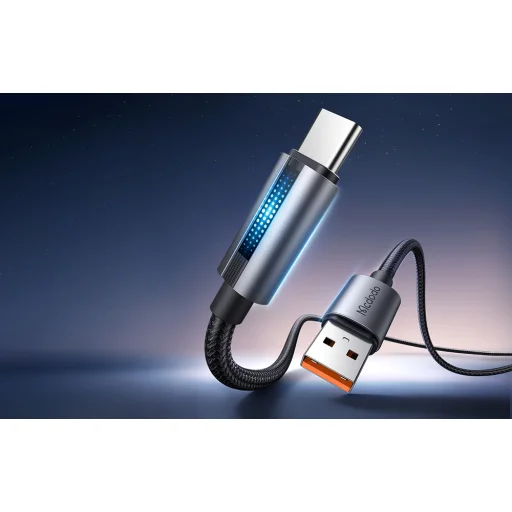 Mcdodo CA-5180 USB-A - USB-C kábel, 1.2m (fekete) - 6