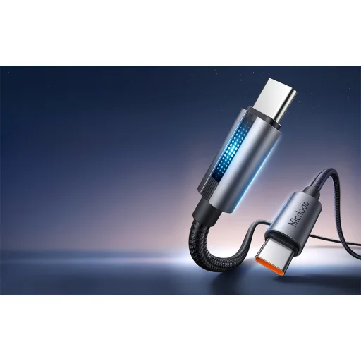 Mcdodo CA-5740 USB-C to USB-C kábel, 100W 1.2m (fekete) - 5