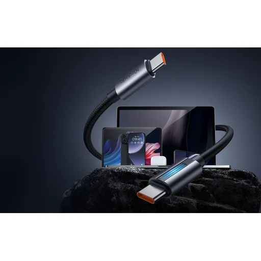 Mcdodo CA-5740 USB-C to USB-C kábel, 100W 1.2m (fekete) - 6