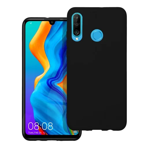 HUAWEI P30 Lite fekete szilikon tok - 4