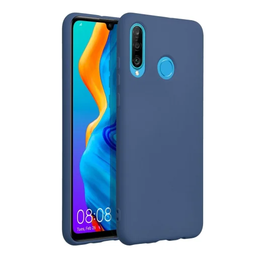 SILICONE tok HUAWEI P30 Lite kék - 4