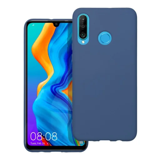 SILICONE tok HUAWEI P30 Lite kék - 3