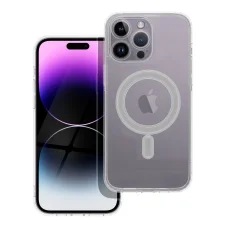 CLEAR MAG COVER tok kameravédelemmel kompatibilis MagSafe technológiával iPhone 14 Pro Max-hoz, átlátszó