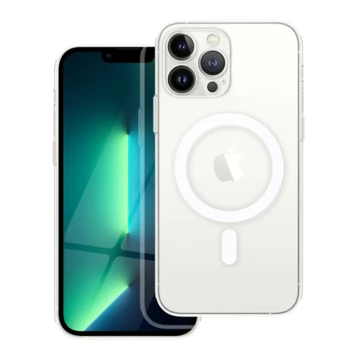CLEAR MAG COVER tok kamera védelemmel, MagSafe kompatibilis, IPHONE 13 Pro Max, átlátszó - 1