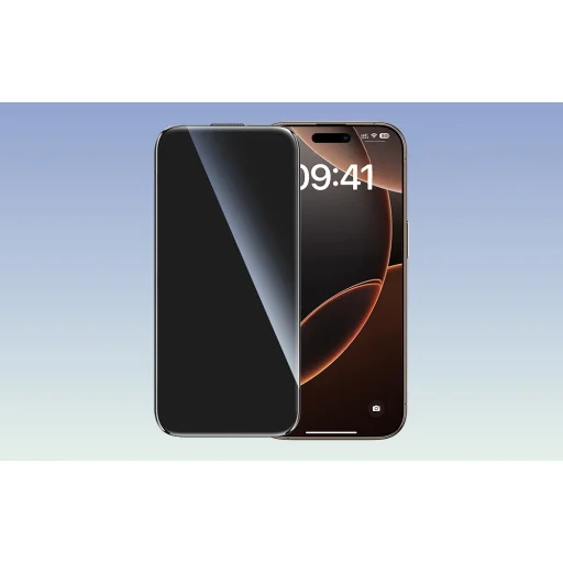 Ugreen Privacy üvegfólia keret iPhone 16 Pro - 3