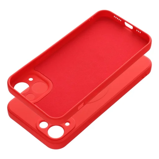 SILICONE MAG COVER tok MagSafe kompatibilis IPHONE 13-hoz piros - 7