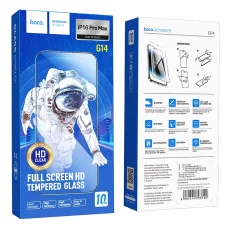 HOCO tvrdené sklo HD 5D Guardian shield (SADA 10v1) iPhone 16 Pro Max čierne (G14) ochranné sklo