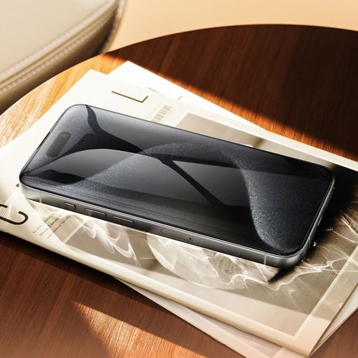 HOCO edzett üveg HD 5D Guardian shield (készlet 10 az 1-ben) iPhone 16 Pro fekete (G14) üvegfólia - 7