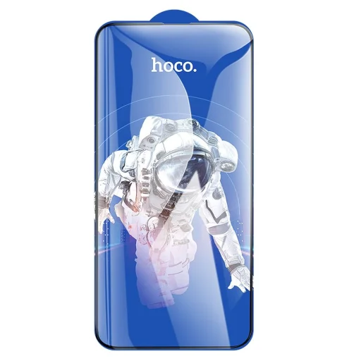 HOCO edzett üveg HD 5D Guardian shield (készlet 10 az 1-ben) iPhone 16 Pro fekete (G14) üvegfólia - 8