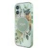  iPhone 16 zöld Guess IML Flower & Tonal Circle MagSafe tok thumbnail