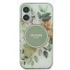  iPhone 16 zöld Guess IML Flower & Tonal Circle MagSafe tok thumbnail