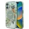  iPhone 16 zöld Guess IML Flower & Tonal Circle MagSafe tok thumbnail