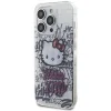 Hello Kitty IML Kitty On Bricks Graffiti tok iPhone 14 Pro Max - fehér thumbnail