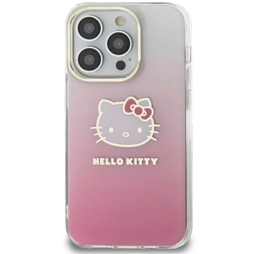 Hello Kitty IML Gradient Electrop Kitty Head tok iPhone 14 Pro Max készülékhez - rózsaszín - 3