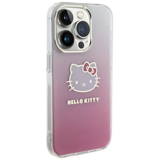 Hello Kitty IML Gradient Electrop Kitty Head tok iPhone 14 Pro Max készülékhez - rózsaszín - 4