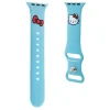 Hello Kitty Szilikon Kitty Fej Apple Watch 38/40/41mm szíj - kék thumbnail