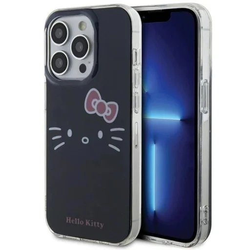 Hello Kitty IML Kitty Face tok iPhone 14 Pro-hoz - fekete - 1