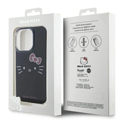 Hello Kitty IML Kitty Face tok iPhone 13 Pro - fekete - 8