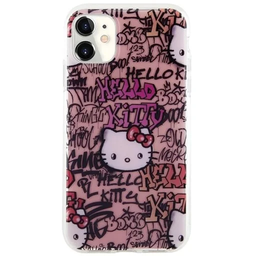 Hello Kitty IML Tags Graffiti tok iPhone 11 - rózsaszín - 3