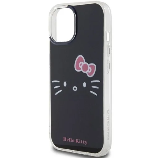 Hello Kitty IML Kitty Face tok iPhone 15 - fekete - 6