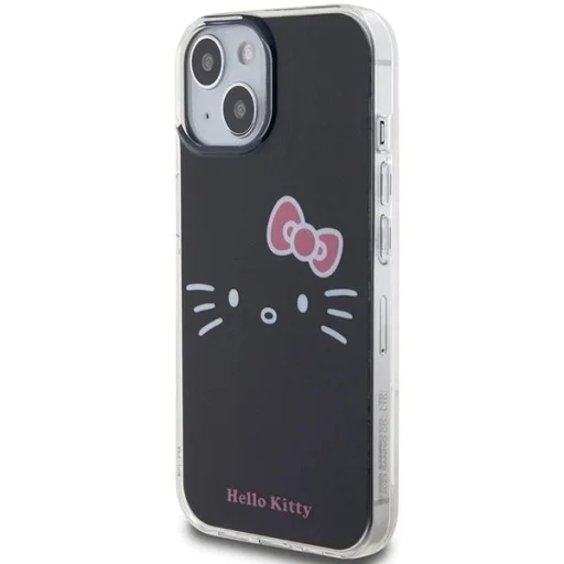 Hello Kitty IML Kitty Face tok iPhone 15 - fekete - 2