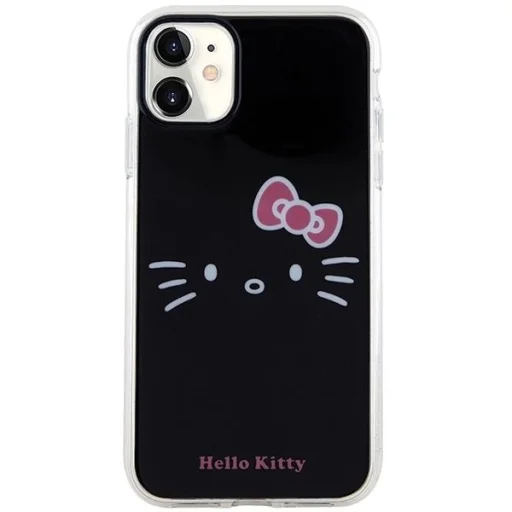Hello Kitty IML Kitty Face tok iPhone 11 - fekete - 3
