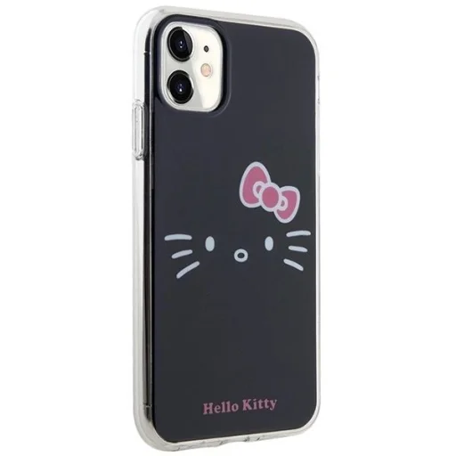 Hello Kitty IML Kitty Face tok iPhone 11 - fekete - 4