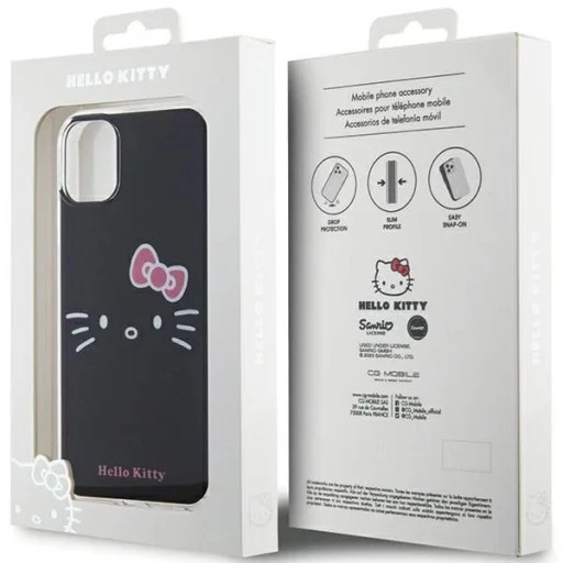 Hello Kitty IML Kitty Face tok iPhone 11 - fekete - 8