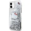 Hello Kitty Liquid Glitter Charms Kitty Head tok iPhone 11 - Ezüst thumbnail
