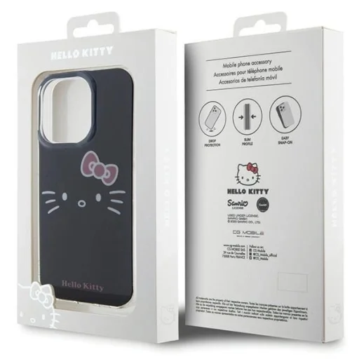 Hello Kitty IML Kitty Face tok iPhone 15 Pro - fekete - 8