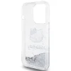 Hello Kitty Liquid Glitter Charms Kitty Head tok iPhone 15 Pro - ezüst thumbnail