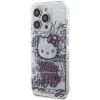 Hello Kitty IML Kitty On Bricks Graffiti tok iPhone 15 Pro Max - fehér thumbnail