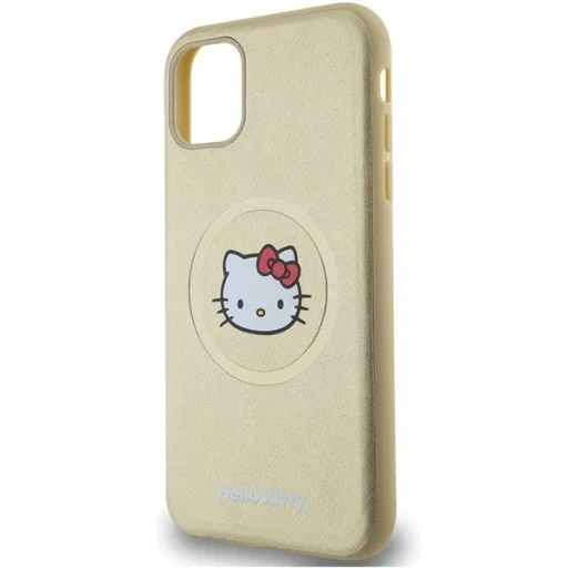 Hello Kitty Leather Kitty Head MagSafe tok iPhone 11 - arany - 6