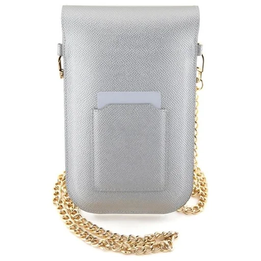 Hello Kitty Leather Metal Logo Chain bag - ezüst tok - 2