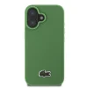  iPhone 16 Zöld Lacoste Iconic Petit Pique Woven Logo MagSafe tok thumbnail