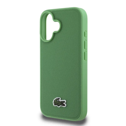  iPhone 16 Zöld Lacoste Iconic Petit Pique Woven Logo MagSafe tok - 4