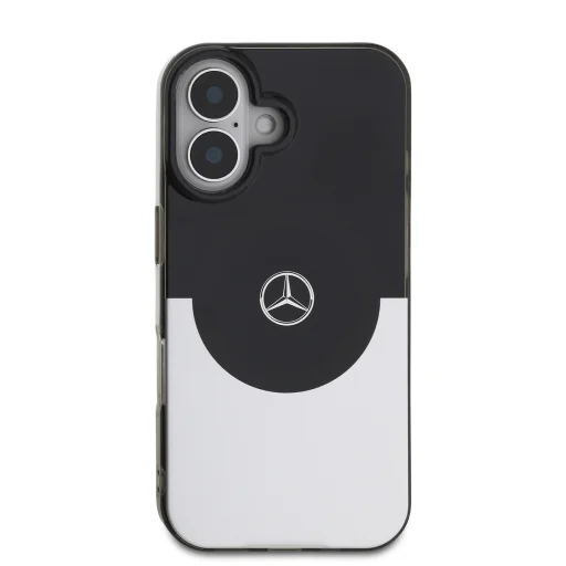 Mercedes PC/TPU Double Layer MagSafe tok iPhone 16 Fekete/Ezüst tok - 2