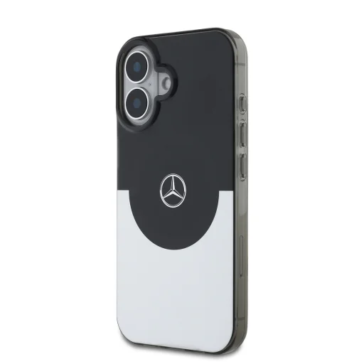 Mercedes PC/TPU Double Layer MagSafe tok iPhone 16 Fekete/Ezüst tok - 3