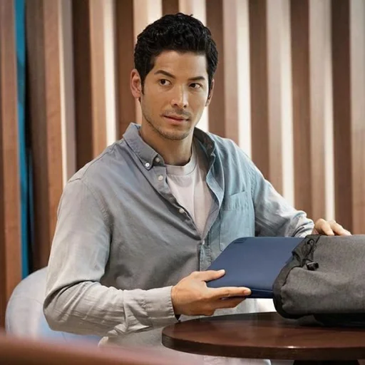 Uniq Cyprus laptop táska 14" - kék - 5